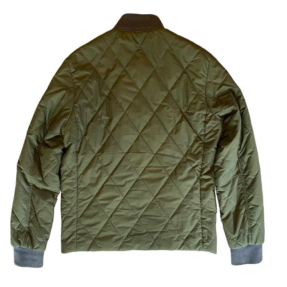 Banana Republic TALL Water Resistant Quilted Bomber Jacket - Size Medium Tall - Picture 2 of 14